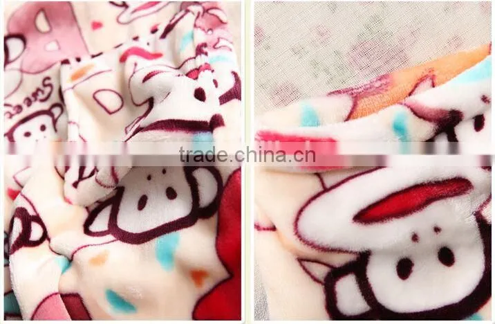 Baby bathrobe Animal leopard flannel fleece