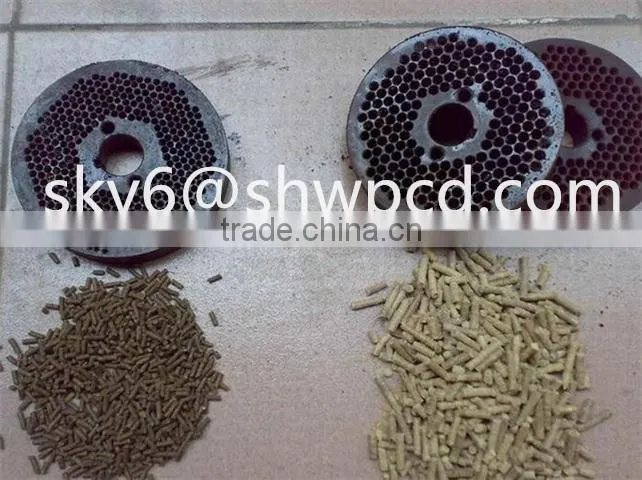 Wood sawdust and animal feed flat die pellet machine