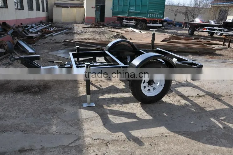 toilet trailer chassis mobile trailer