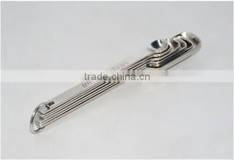 17cm length steel magnetic measuring spoon for coffee powder