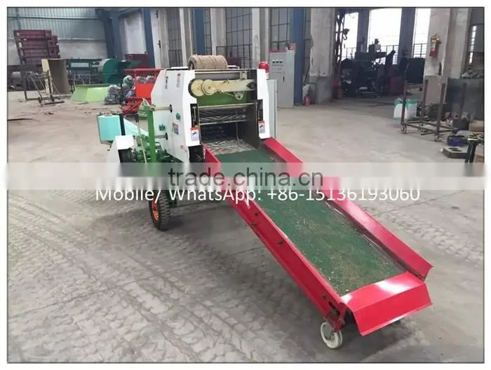 Full automatic alfalfa silage baler and wrapper machine /small bale hay baler