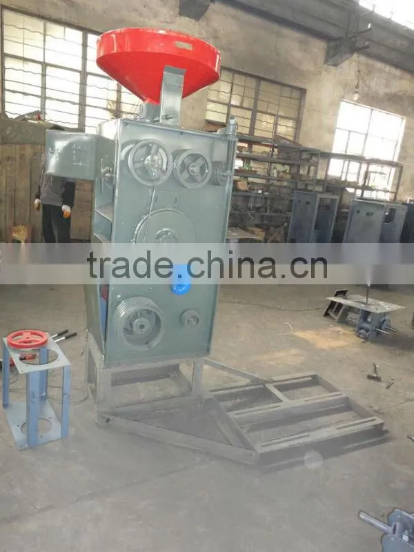 Rice huller with polisher