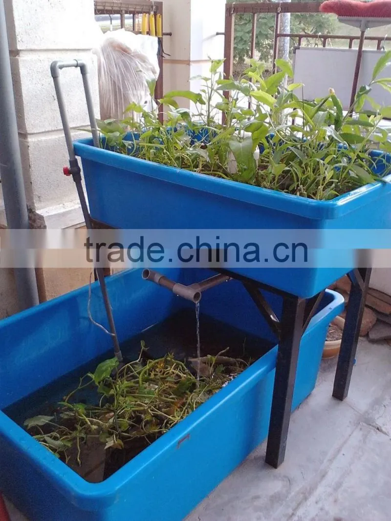 Hot sale K-1000L Rectangle Plastic Aquaponics Grow Bed