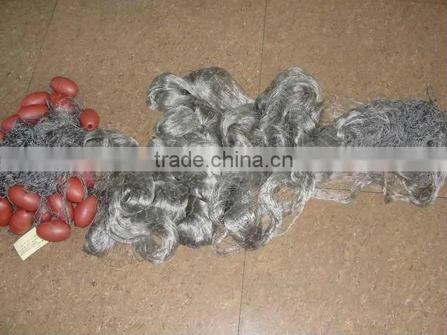 Single layer three layers nylon monofilament gill net