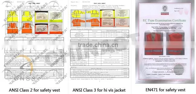 2015 Mens Safety Reflective Running Vest Manufacturer
