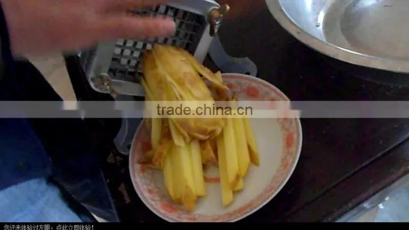high standard black color french fry cutter 4pcs cupfeets