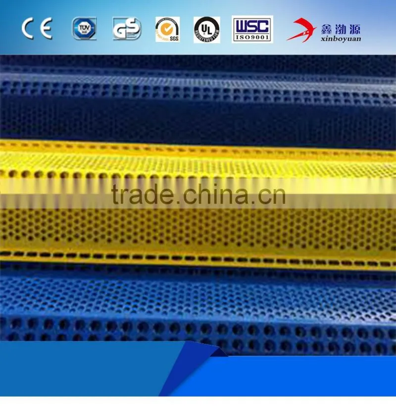 Perforate metal wind and dust proof wall