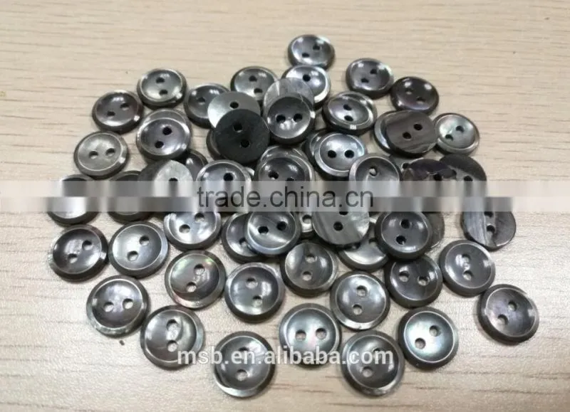New whitelip mop shell shirt buttons for garment accessories