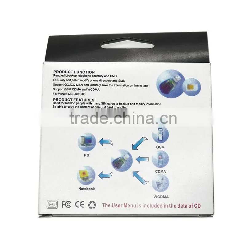 China cheap USB SIM Card Reader (GSM and CDMA Compatible)