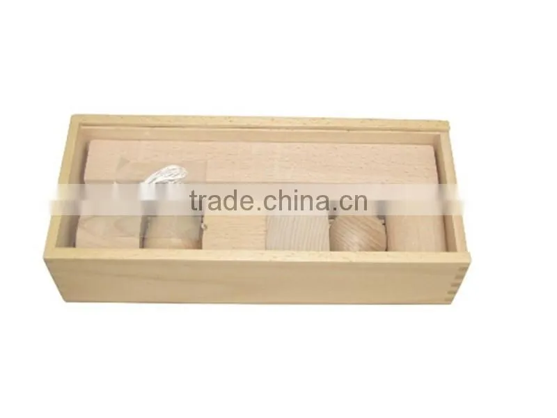 Wooden Froebel toy Gabe 2 teaching learning balance blocks baby Preschool education