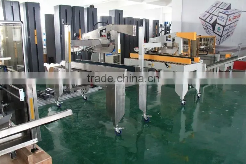good quality automatic stainless carton box sealer with factory price