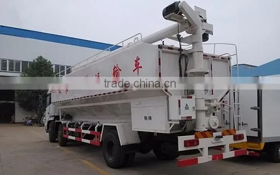 Bulk feeds truck for animal feed transport tank