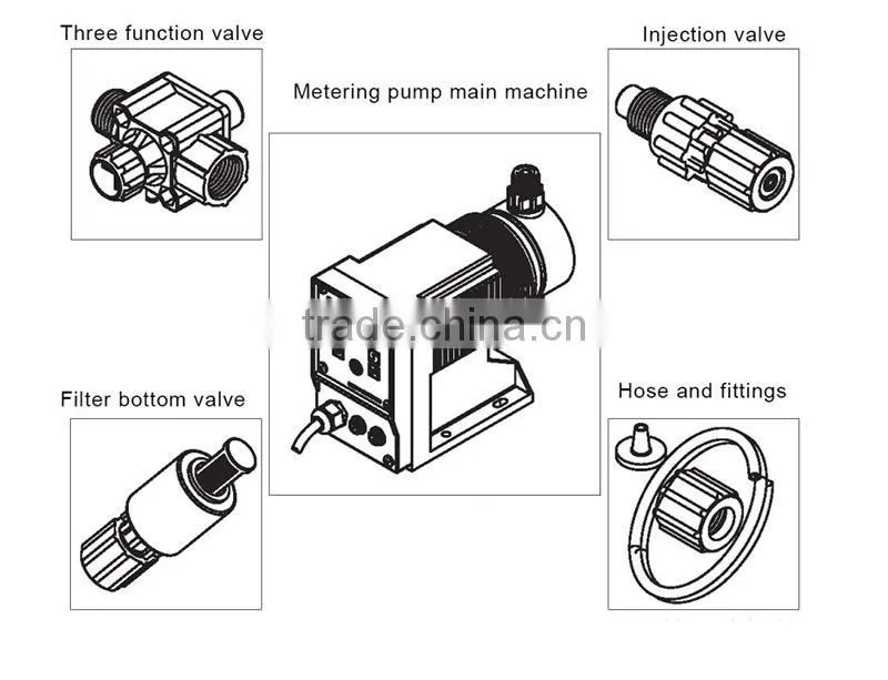 Electromagnetic Swimming Pool Dosing Pump