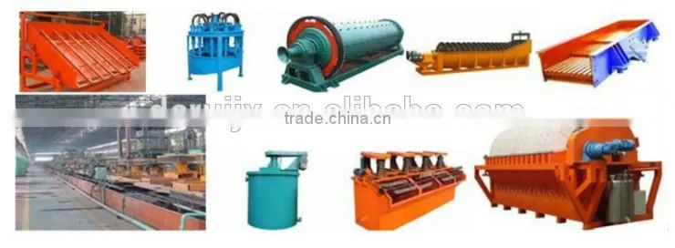 Ore dressing equipment of mineral separator for gold placer