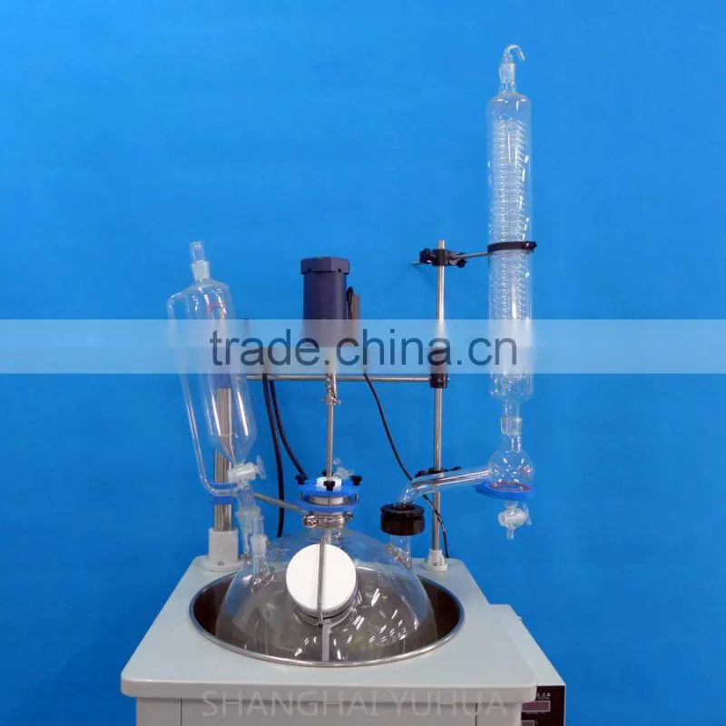 100L Chemical Single Layer Glass Photo Reactor