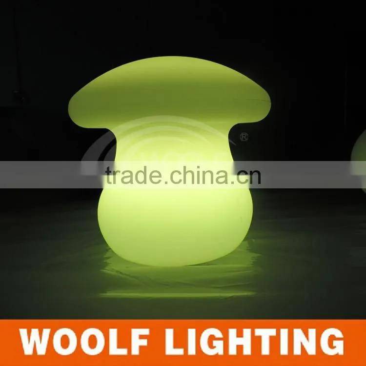 Natrual Lovely Green Color Table Deoration LED Mushroom Lamp