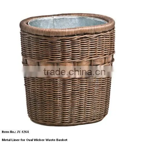 Round rattan storage baskets for Waste
