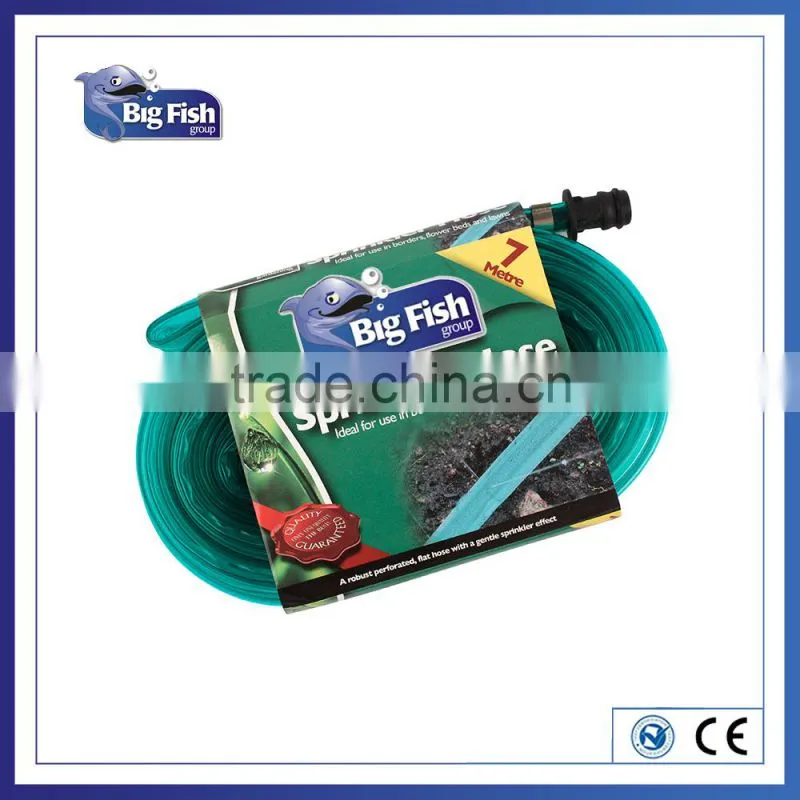 Farm irrigation /PVC Garden Hose,7m sprinkler hose/Flexible hosepipe /Soaker hose/Garden Hose reel/water hose/fFlat hose