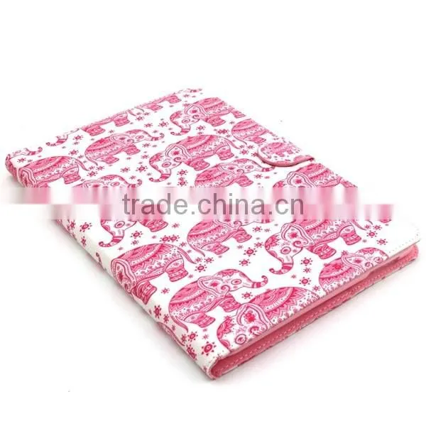 Accept Custom Painting PU Leather Colorful Case For Samsung T530