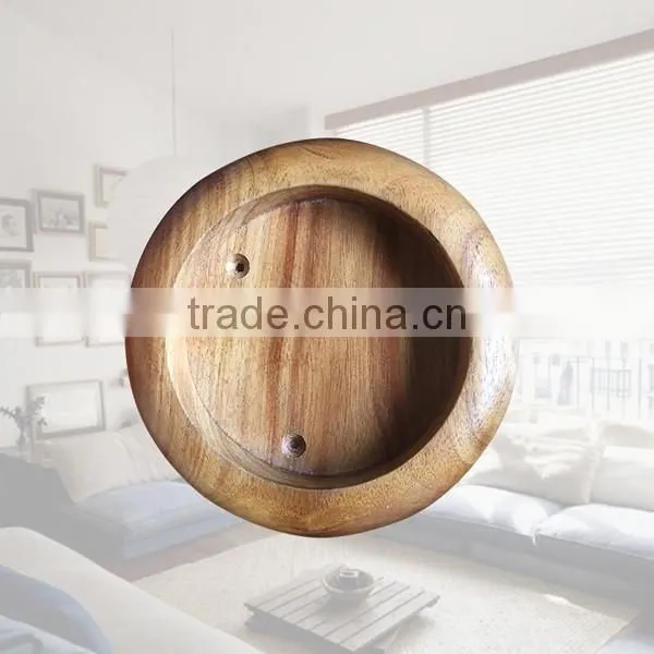 Hot New Products Wooden Crafts Base Pedestal Lamp Base Accept Customize