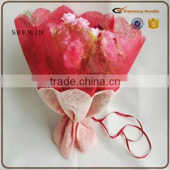 2016 hot sale fresh flower flower bouquets packaging for fresh flower wrapping paper