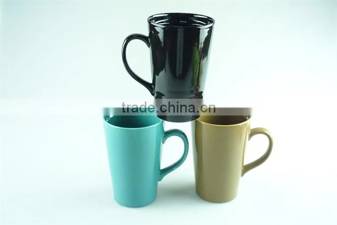 Ceramic /stoneware gift mug colored mugs in stock for sale cheap price