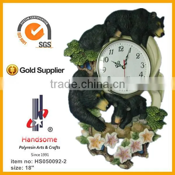 18 Inch Hot Sales Resin Clock 3d Last Supper Carving Wall Art Hanging Decoration