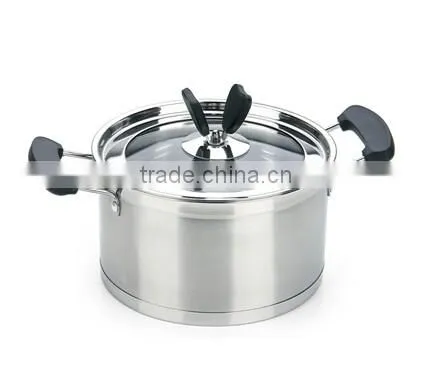 stainless steel fry pan with glass lid