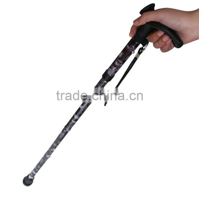 Foldable walk cane, walk stick for old, PP especial handle, SZ17017F