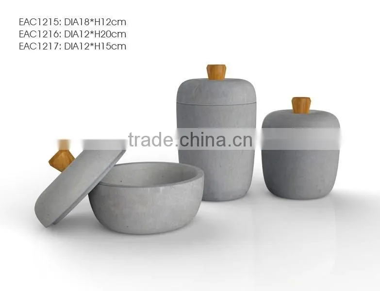 Professional kitchen cabinet Manufacturer supply concrete kitchen utensil