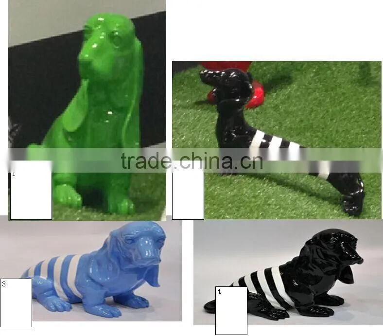 Fiberglass dog decoration
