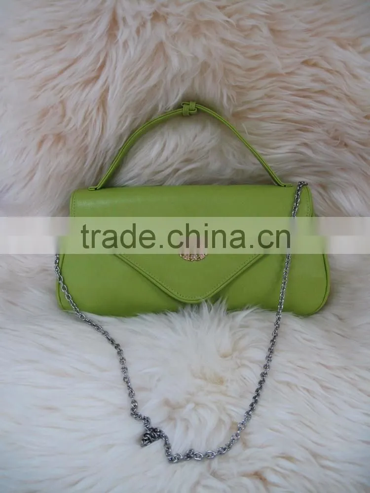 Genuine leather cow leather cosmetic bag , makeup bag