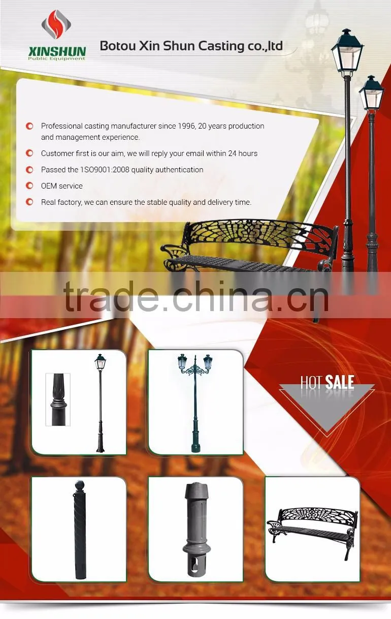 China supplier High Quality street cast iron parking bollards, road bollards