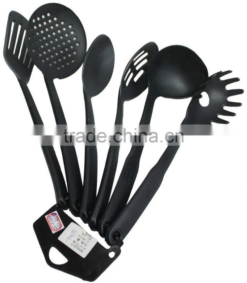 6pcs Stainless steel cookware set,S/S kitchenware set,spatula-spoon-meat fork-drain spade set