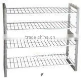 4 tier stackable shoe rack
