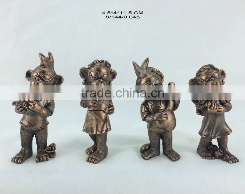 New design polyresin monkey for 2016 russia new year