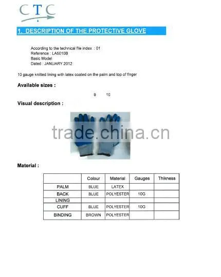 Premium Rubber-Coated warehouse gloves