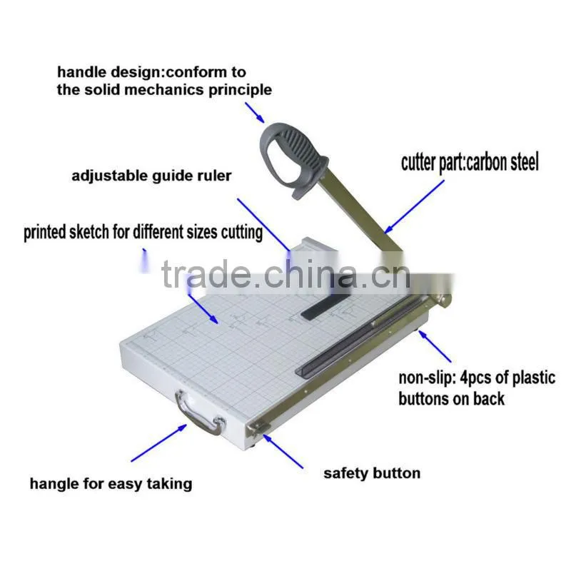 2014 quality ideal a3 manual office guillotine paper cutter,