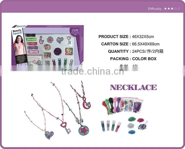 Cheap handmade diy jewelry kit for kids
