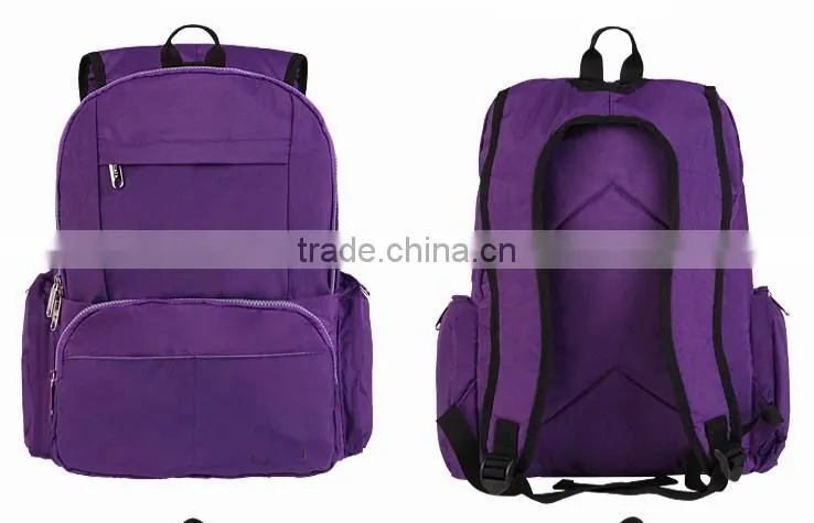 2015 new design multi-functional diaper bag