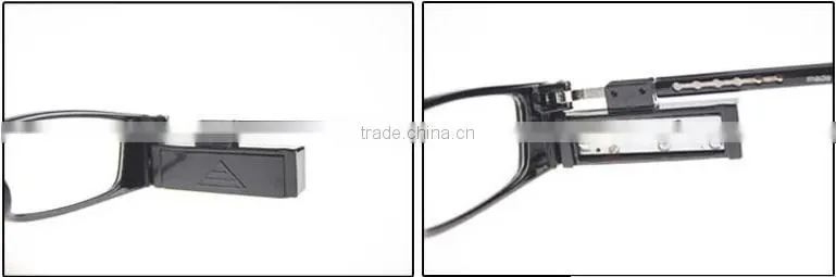 Wholesale led reading glasses with lights, click reading glasses,safety glasses with led light