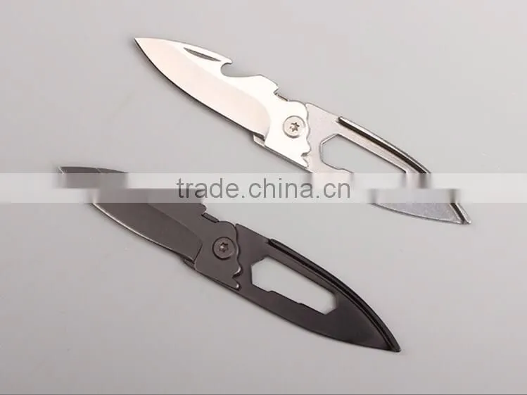QJT-K02 Hot Sale Keychain Design Camping Knife Multi Function Outdoor Knife