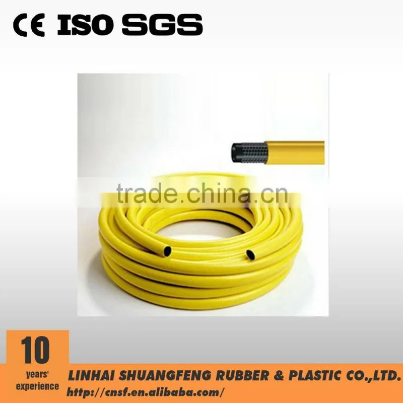 Wholesale 2mm Thickness Flexible Heat Resisting PVC Garden Hose/expandable hose with brass fittings