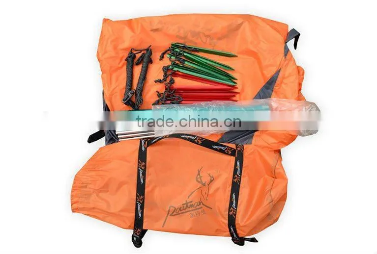 Ultralight portable waterproof dome tents