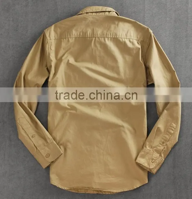 Men's poplin casual shirt