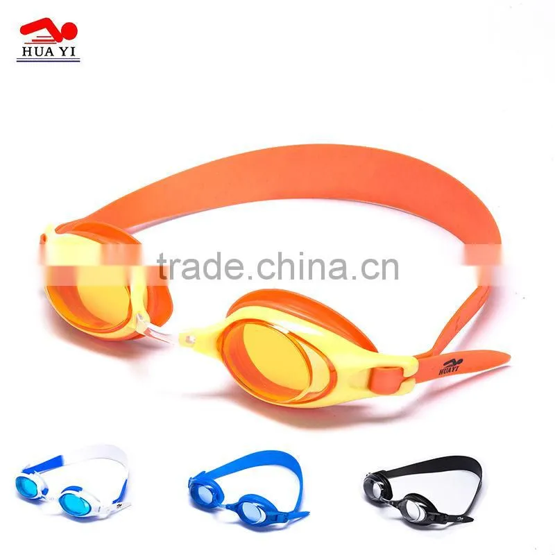 Watersports swimming equipment kids silicone swimming goggles