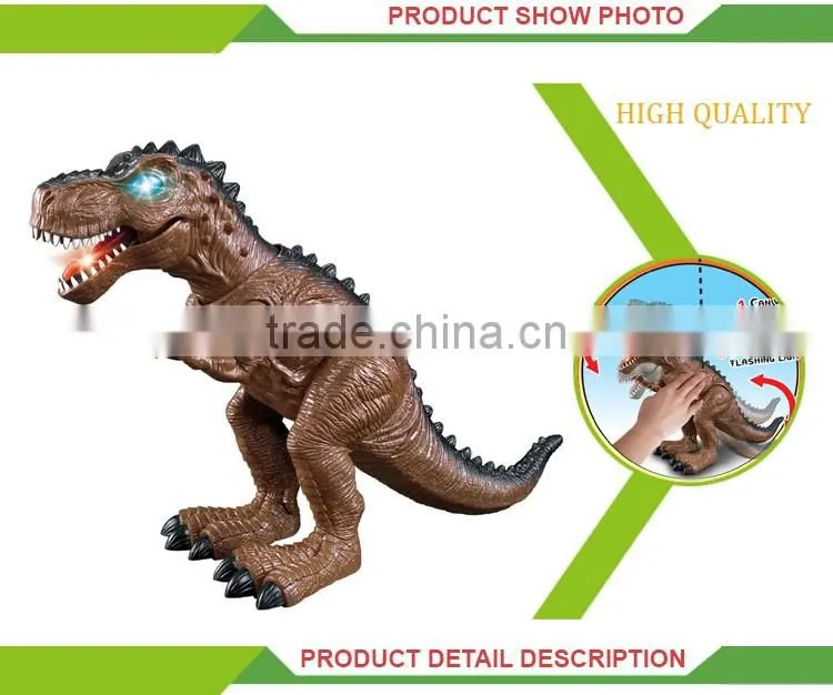 High quality plastic battery operated dinosaur toy game
