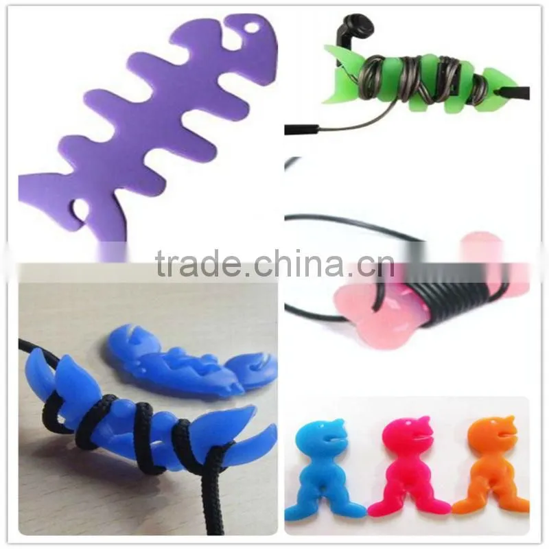 2012 silicone earphone cable winder