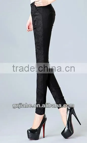 2014 fashion lace pants,ladies trousers