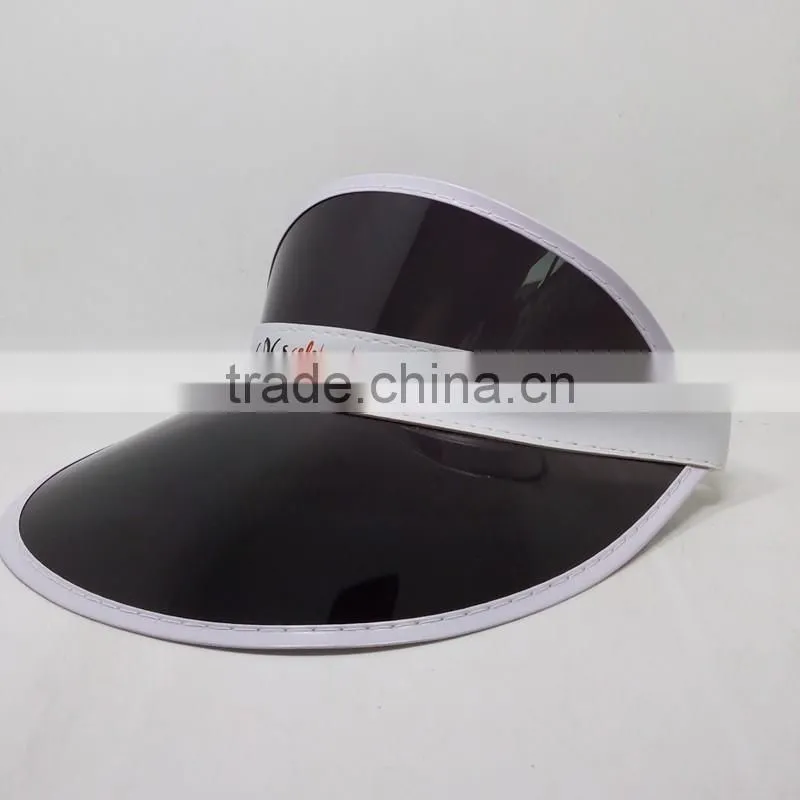 Hot Sale Fashion Transparent Colors PVC Hat For Unisex Sun Hat